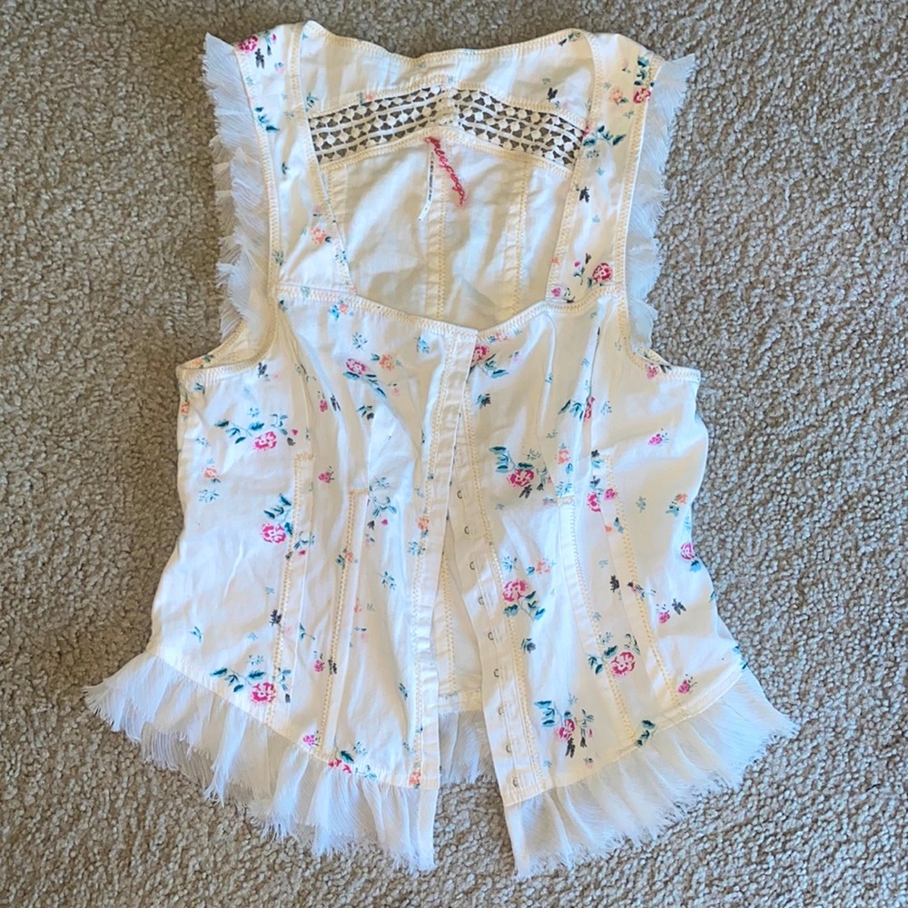 Vintage FreePeople Peasant structured top